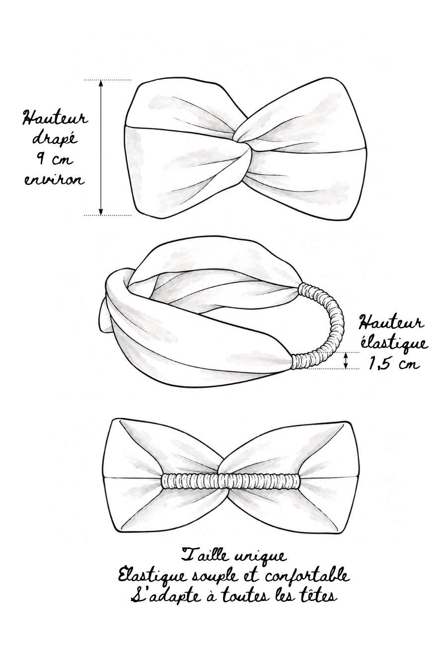 Headband imprimé Sabrina