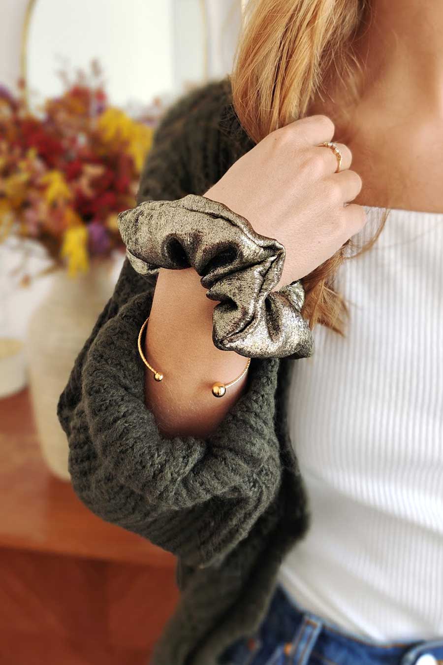 Chouchou Irisé Doré