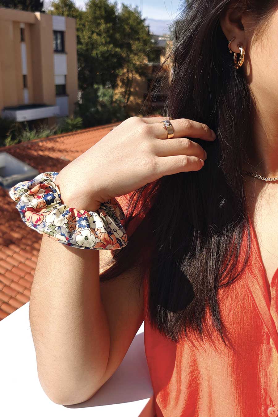 Chouchou imprimé Jemma