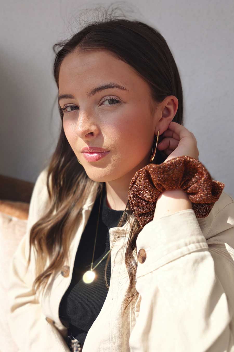 Chouchou Pailleté Caramel