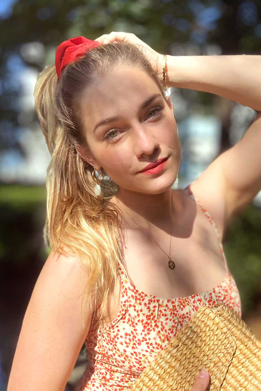 Chouchou Rouge Cerise