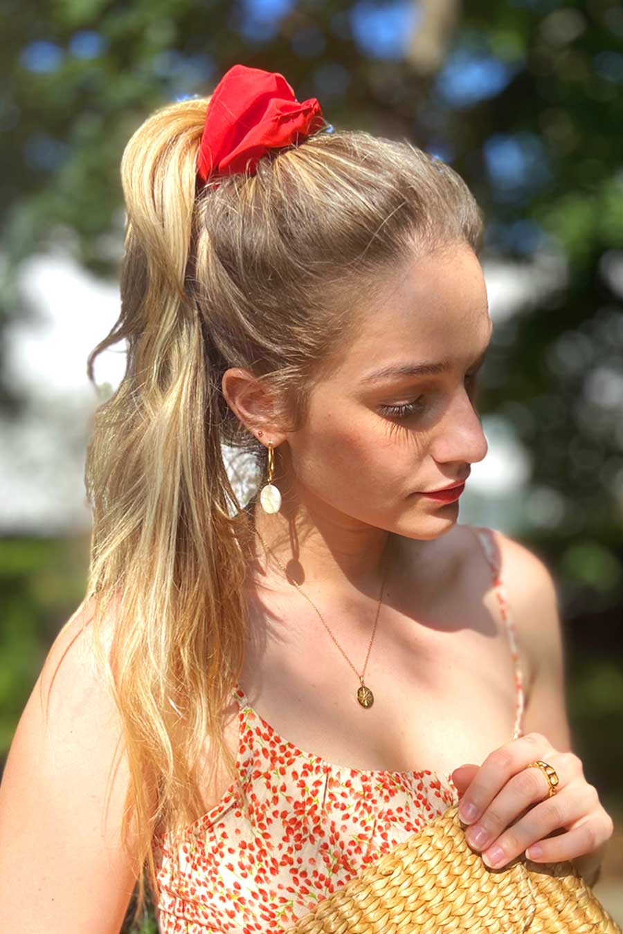 Chouchou Rouge Cerise