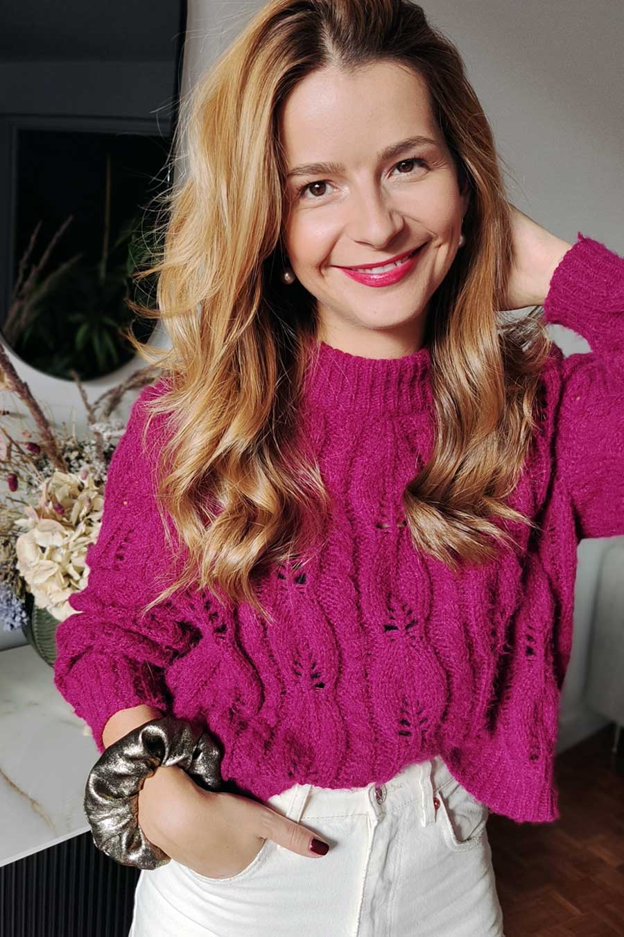 Chouchou Irisé Argent