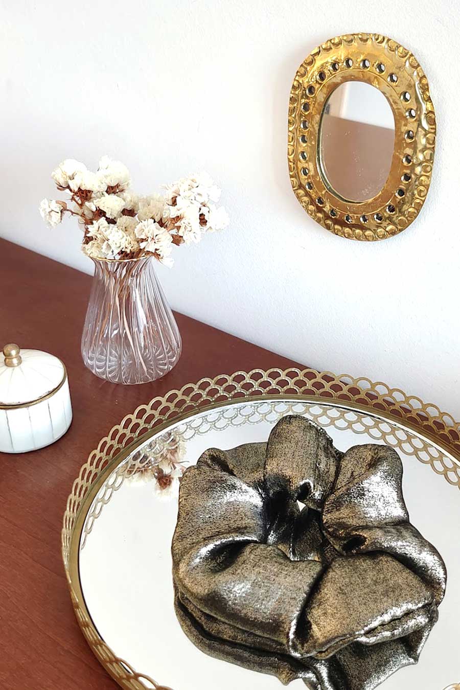 Chouchou Irisé Doré