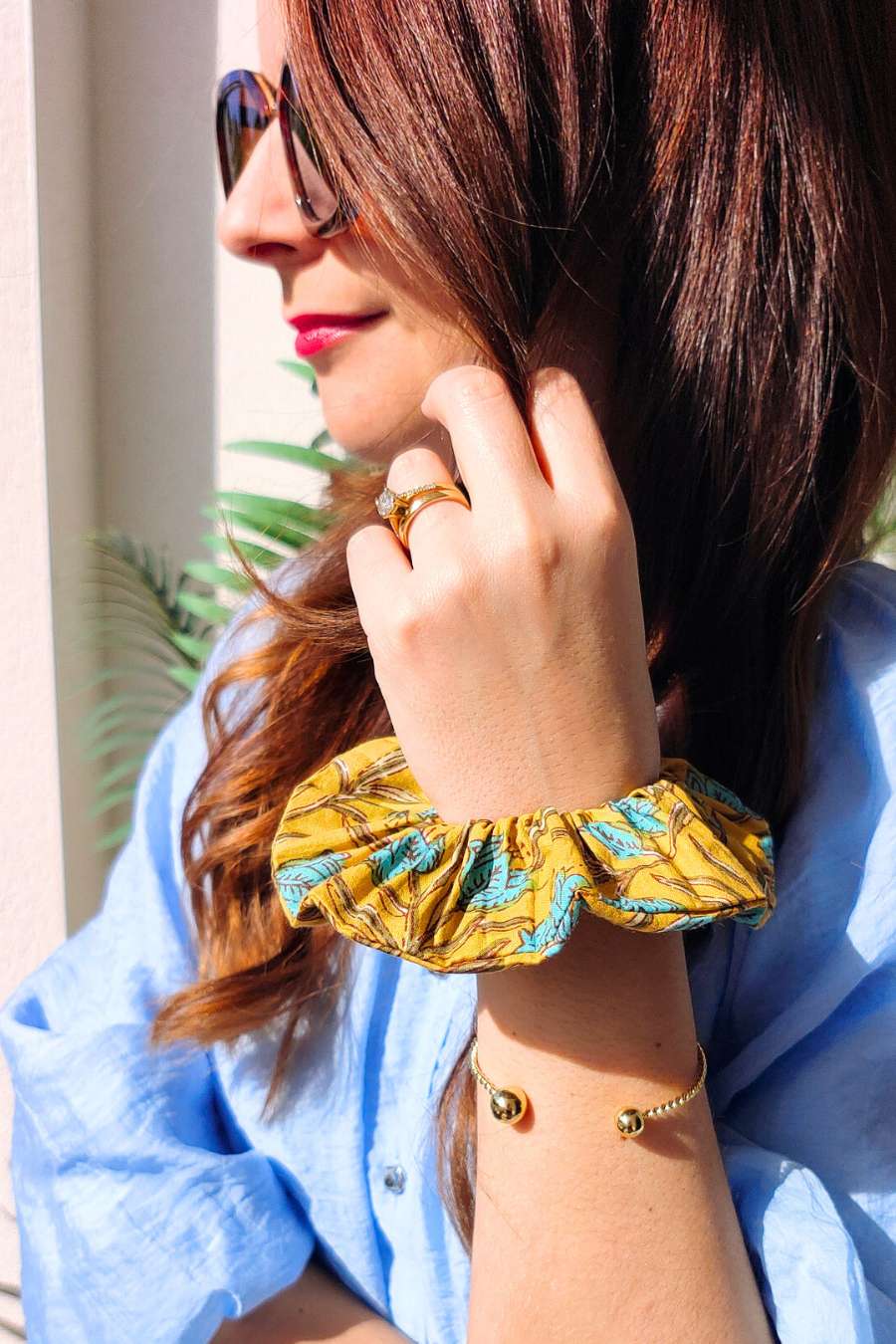 Chouchou imprimé Amara