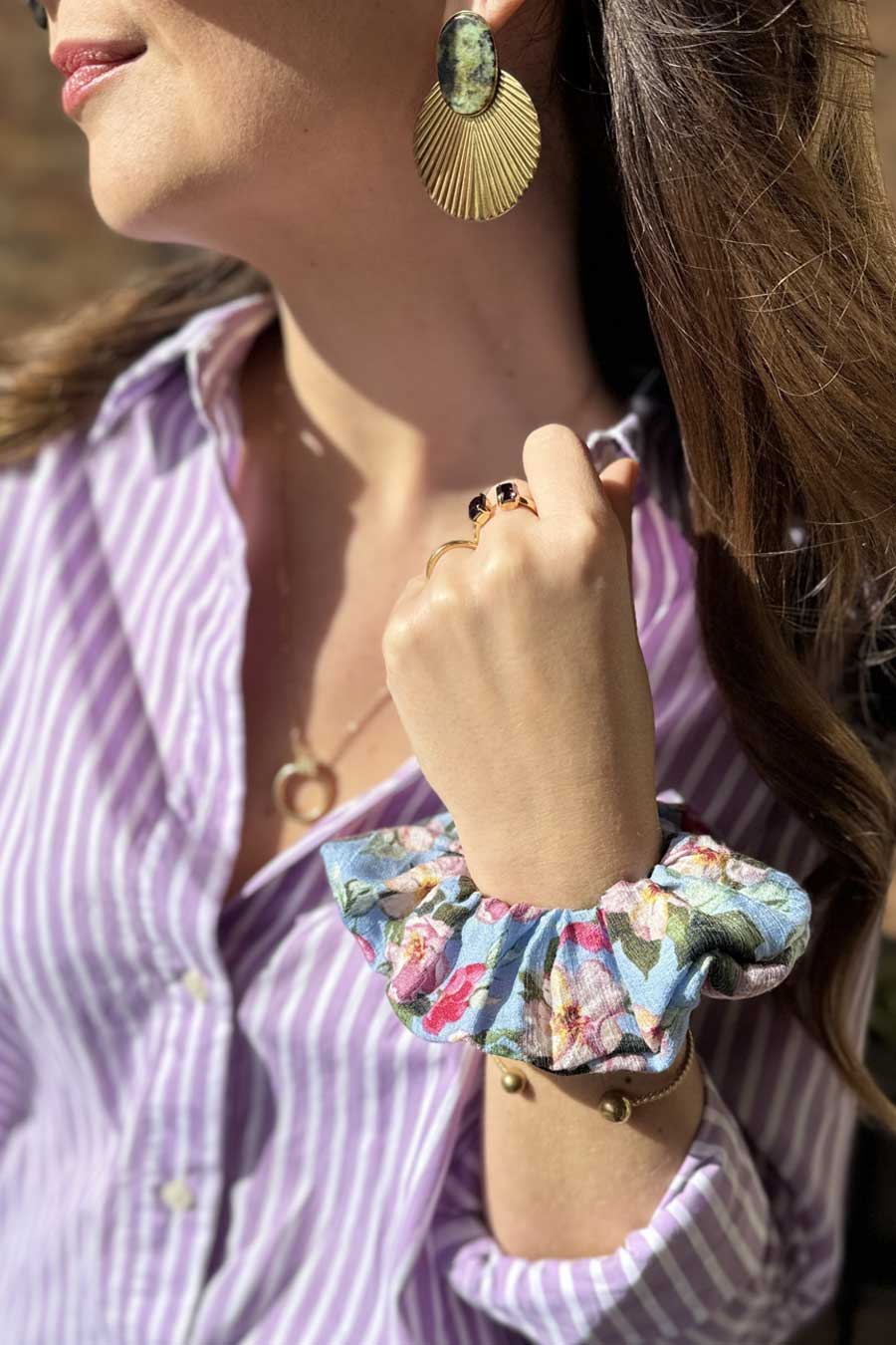 Chouchou imprimé Amélia