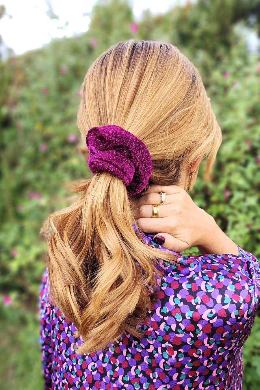 Chouchou Pailleté Framboise