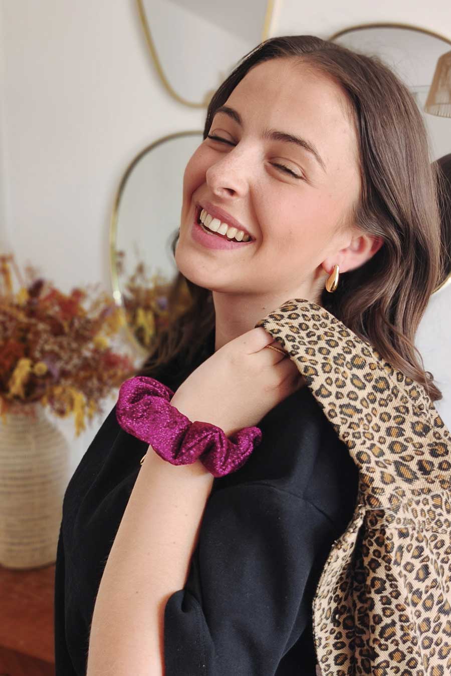 Chouchou Pailleté Framboise