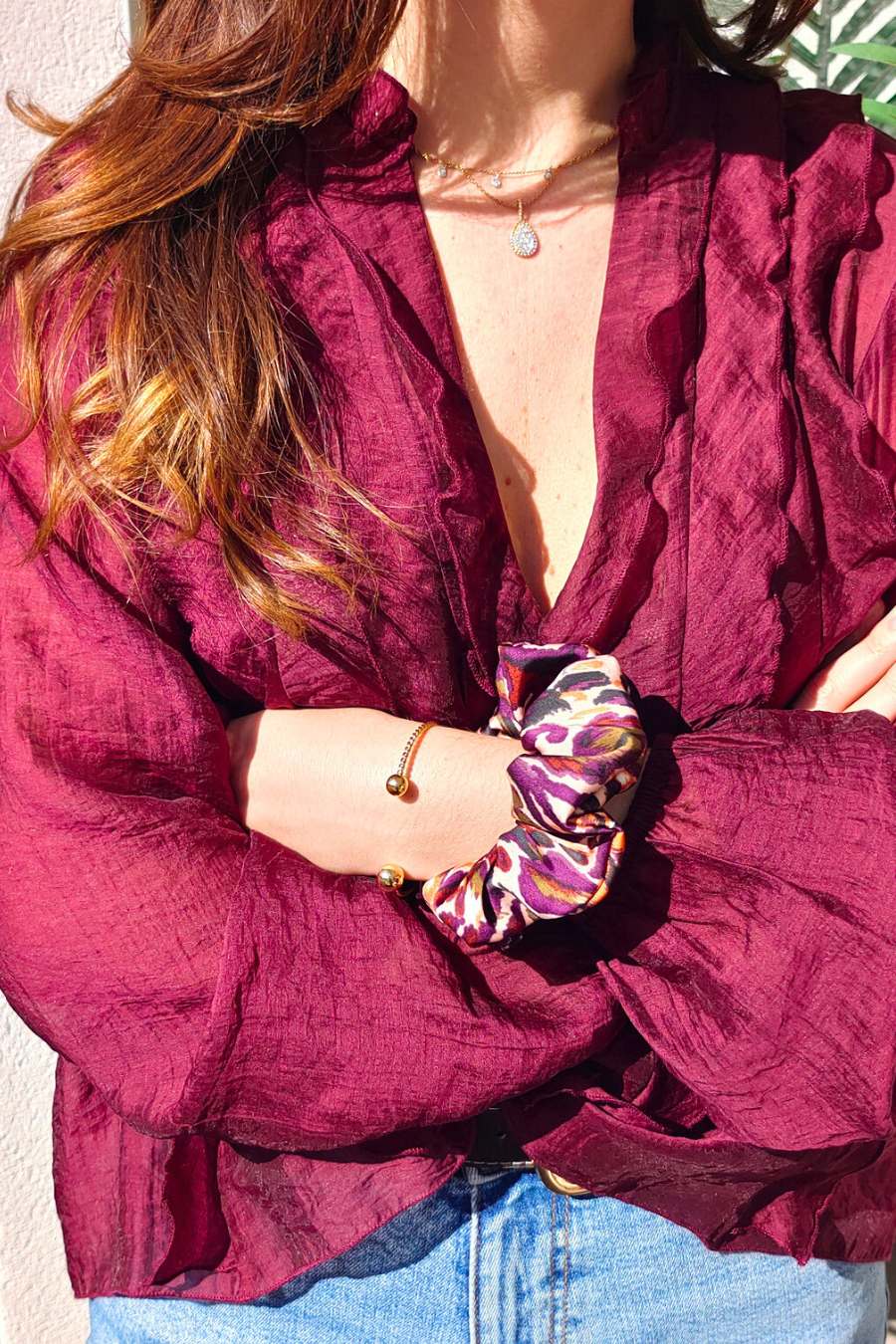 Chouchou imprimé Daria