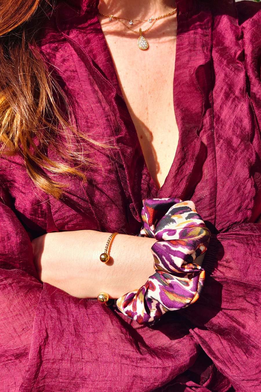 Chouchou imprimé Daria