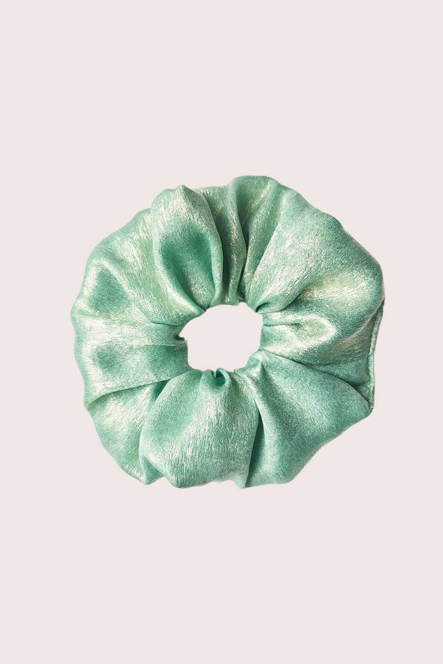 Chouchou Irisé Vert d'eau