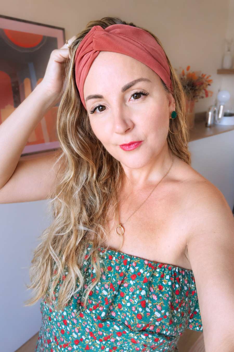Headband uni Bois de Rose