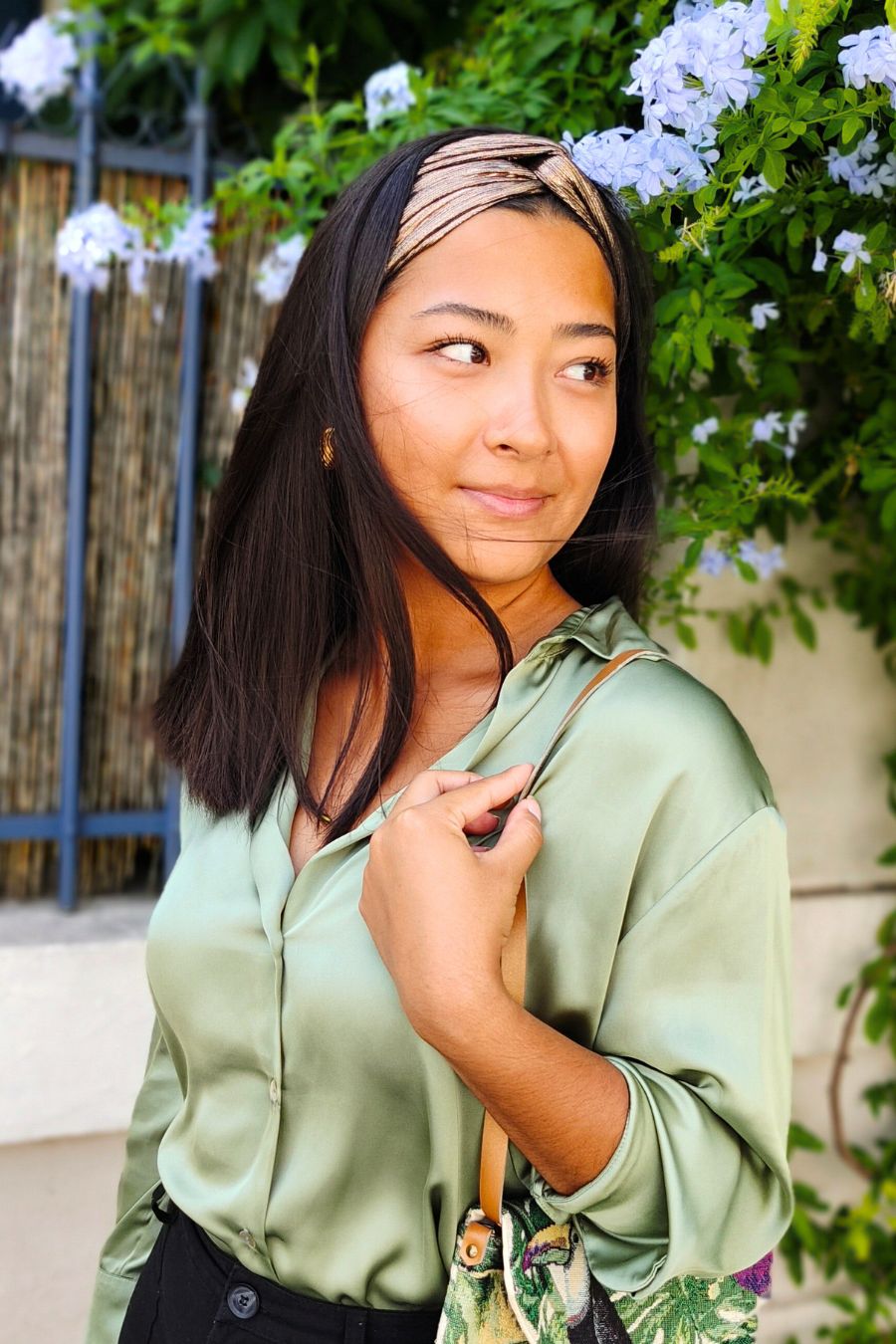 Headband Lamé Bronze