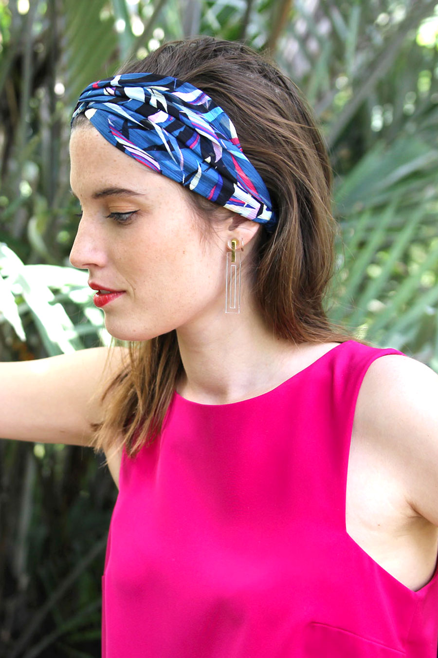 Headband imprimé Violaine