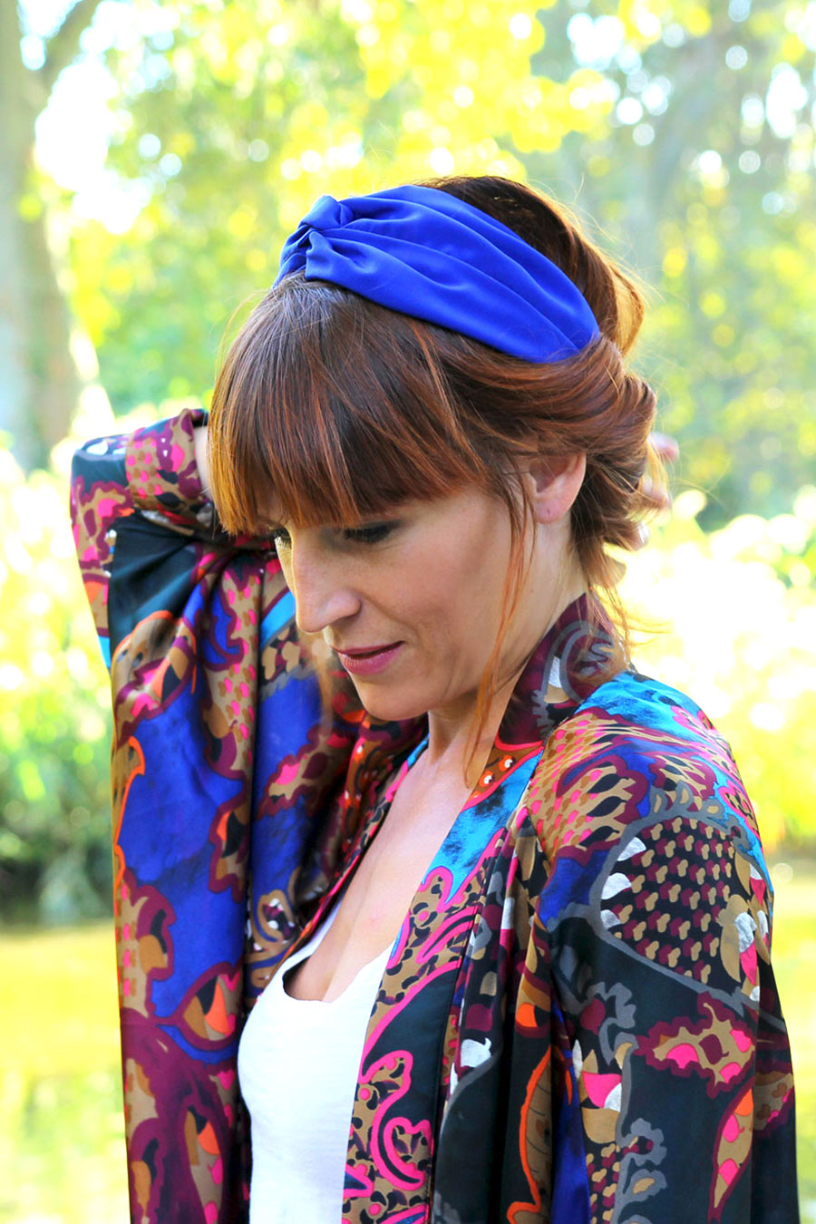 Headband Bleu Electrique