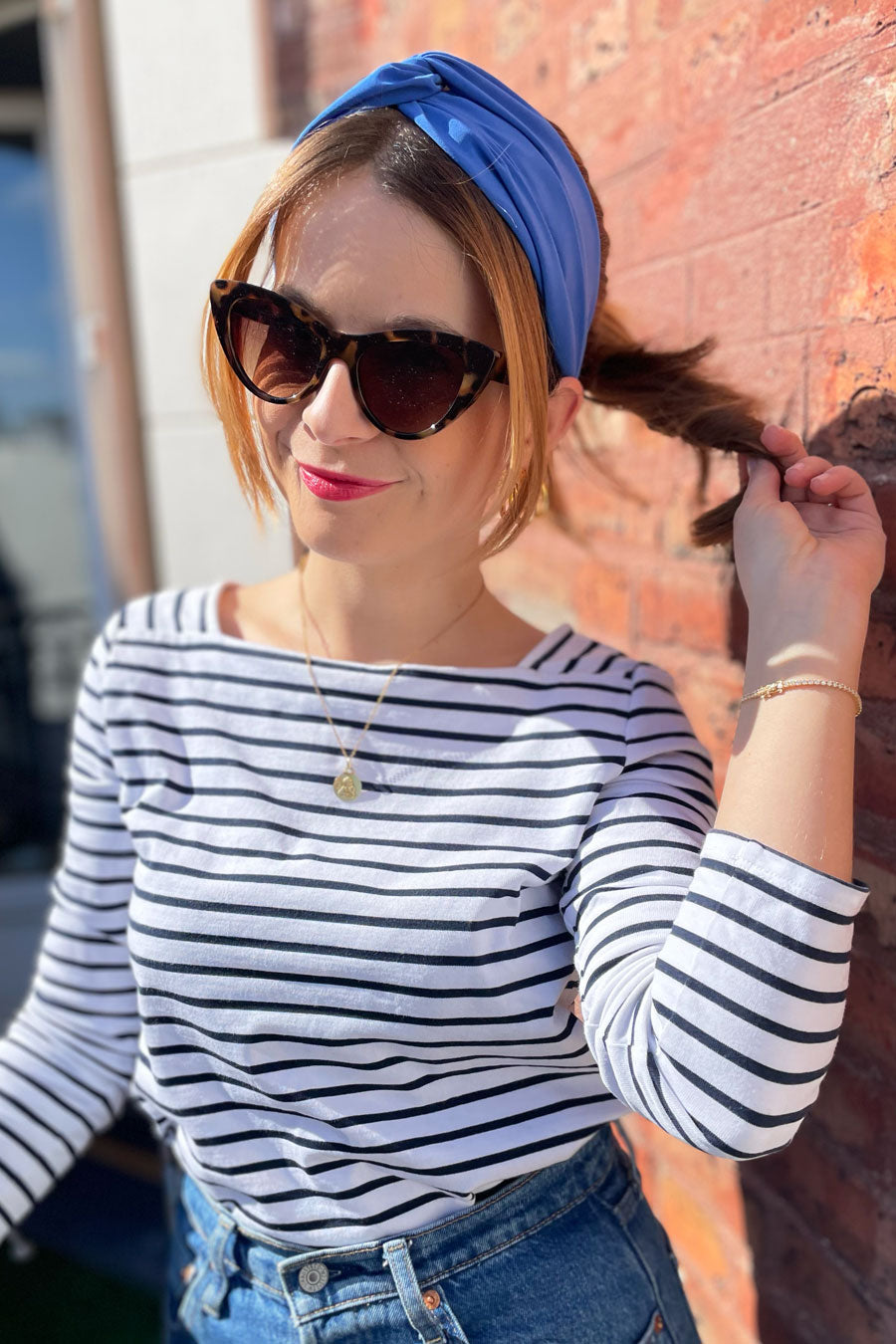 Headband Bleu Lavande