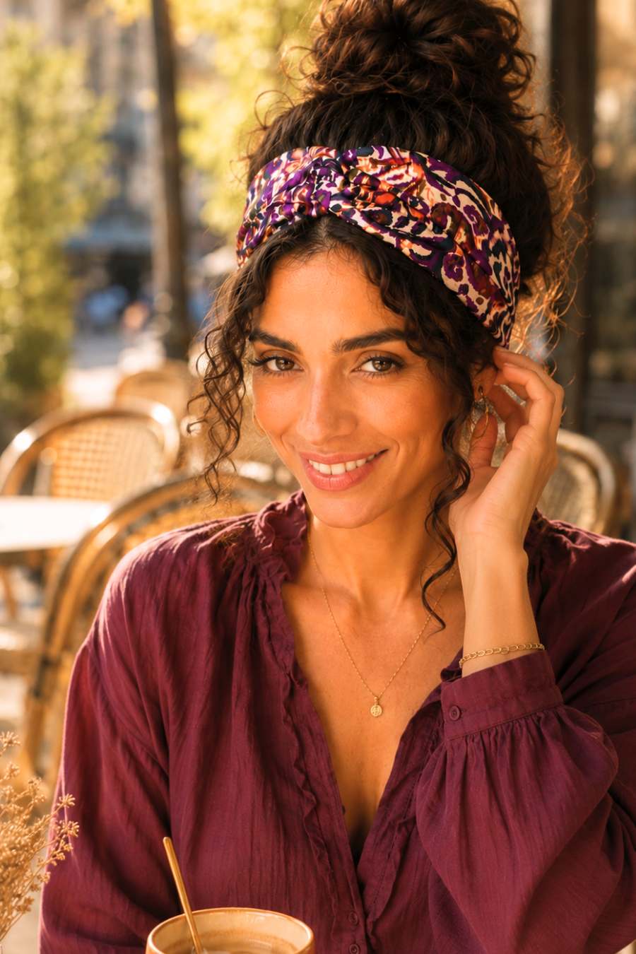 Headband imprimé Daria