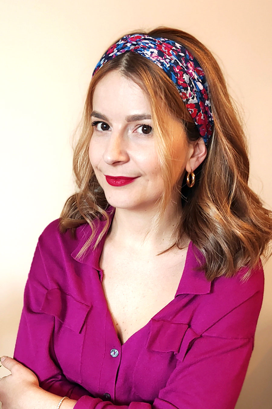 Headband imprimé Inès