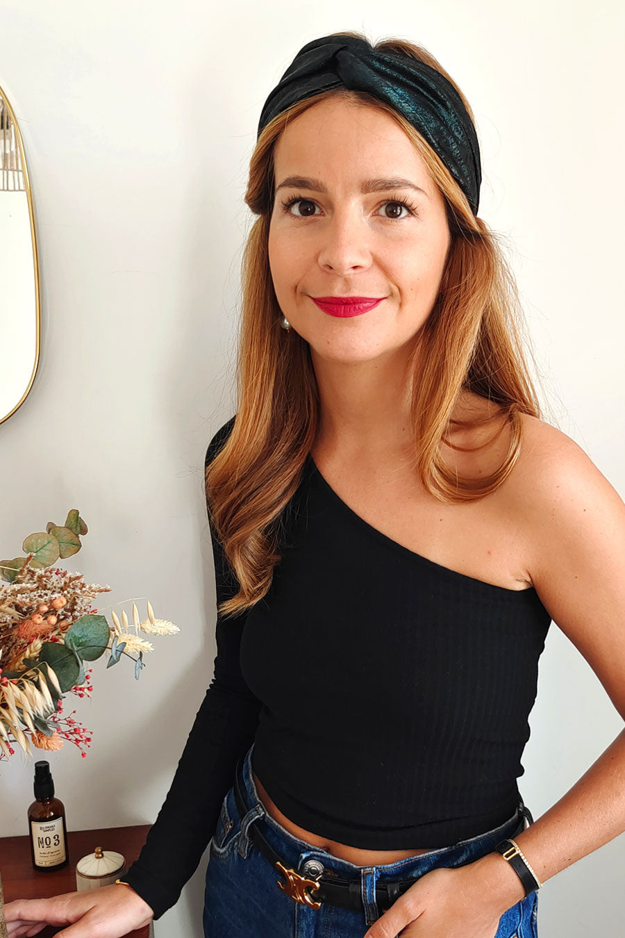 Headband Irisé Vert