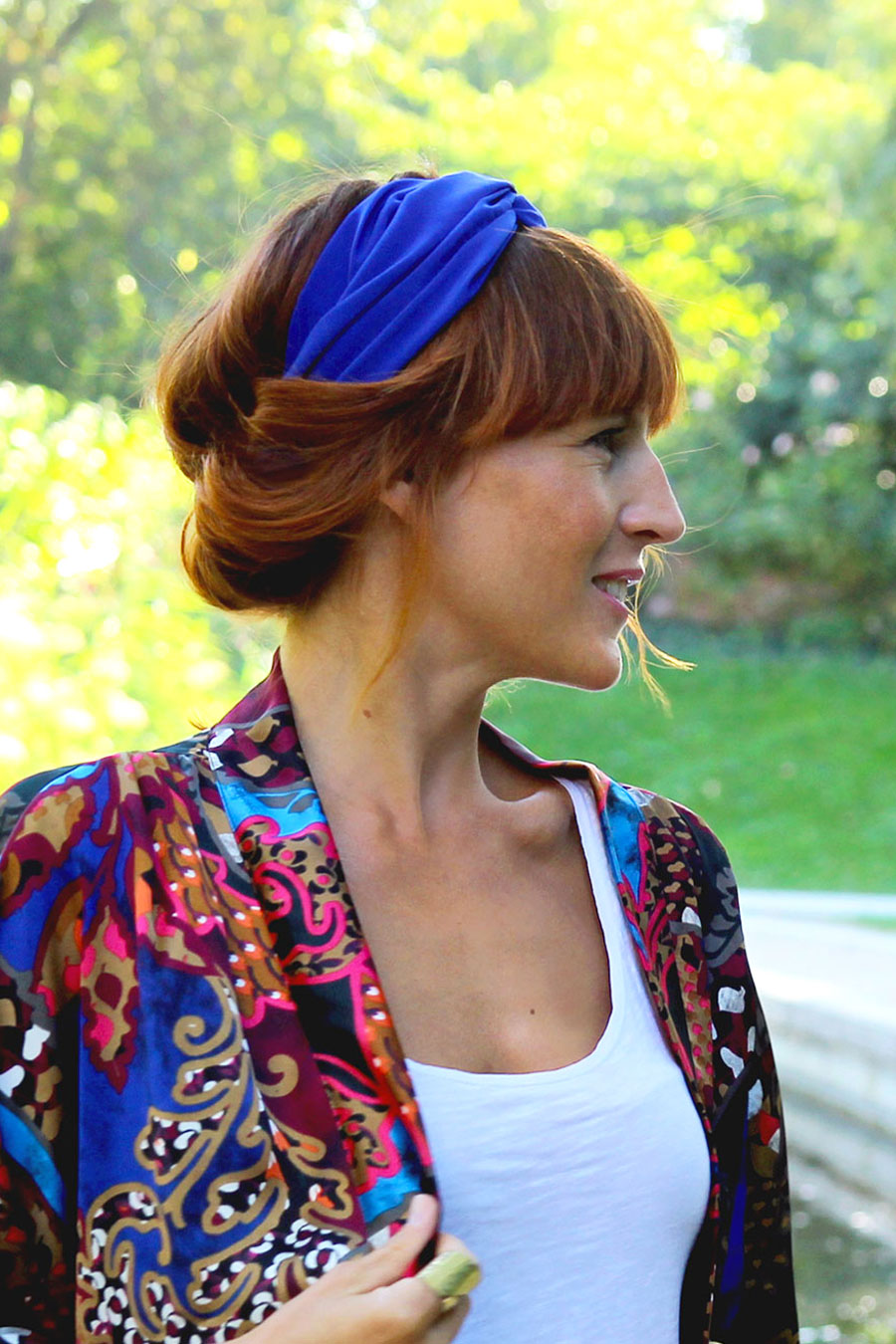 Headband Bleu Electrique