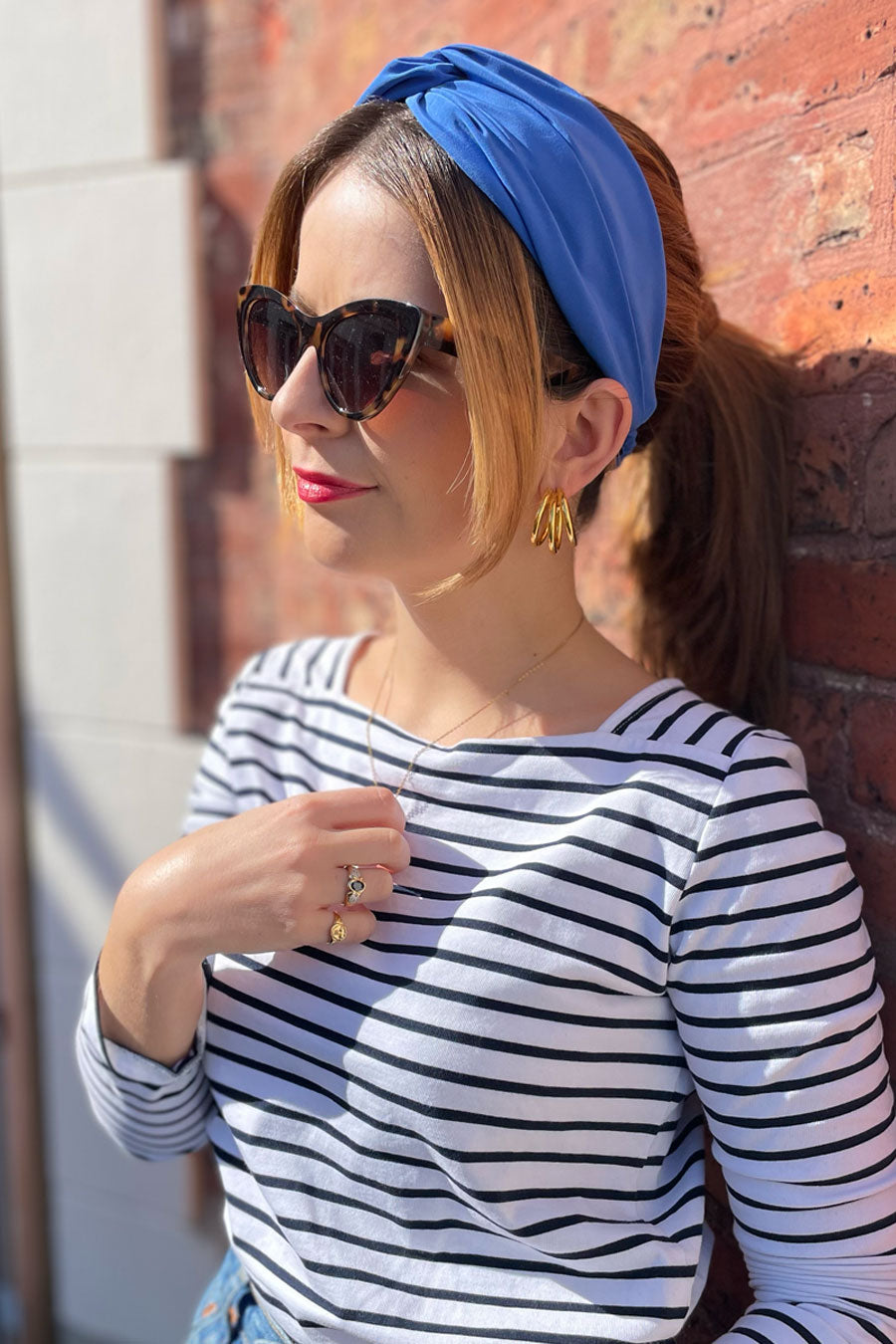 Headband Bleu Lavande