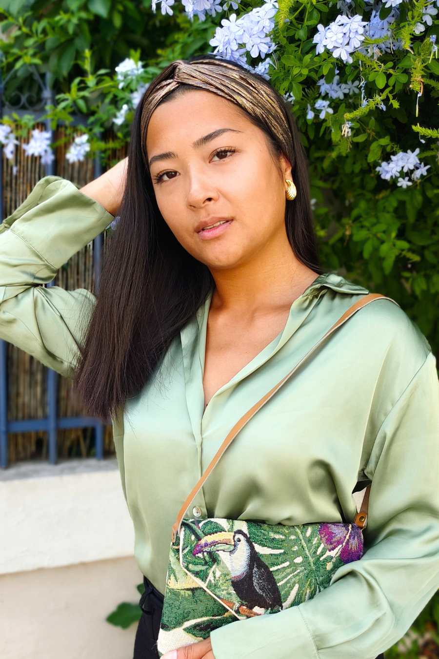 Headband Lamé Bronze