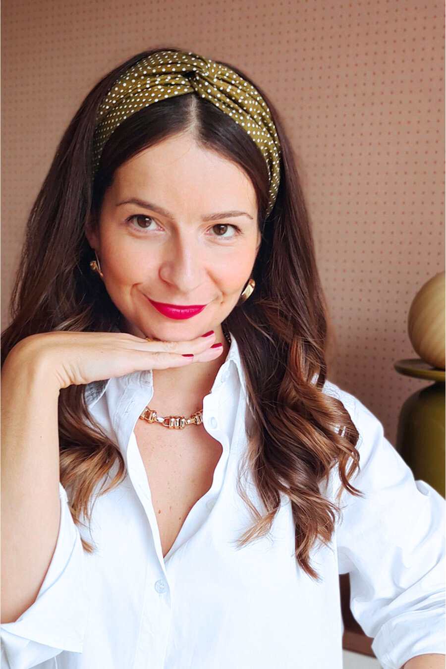 Headband imprimé Simone