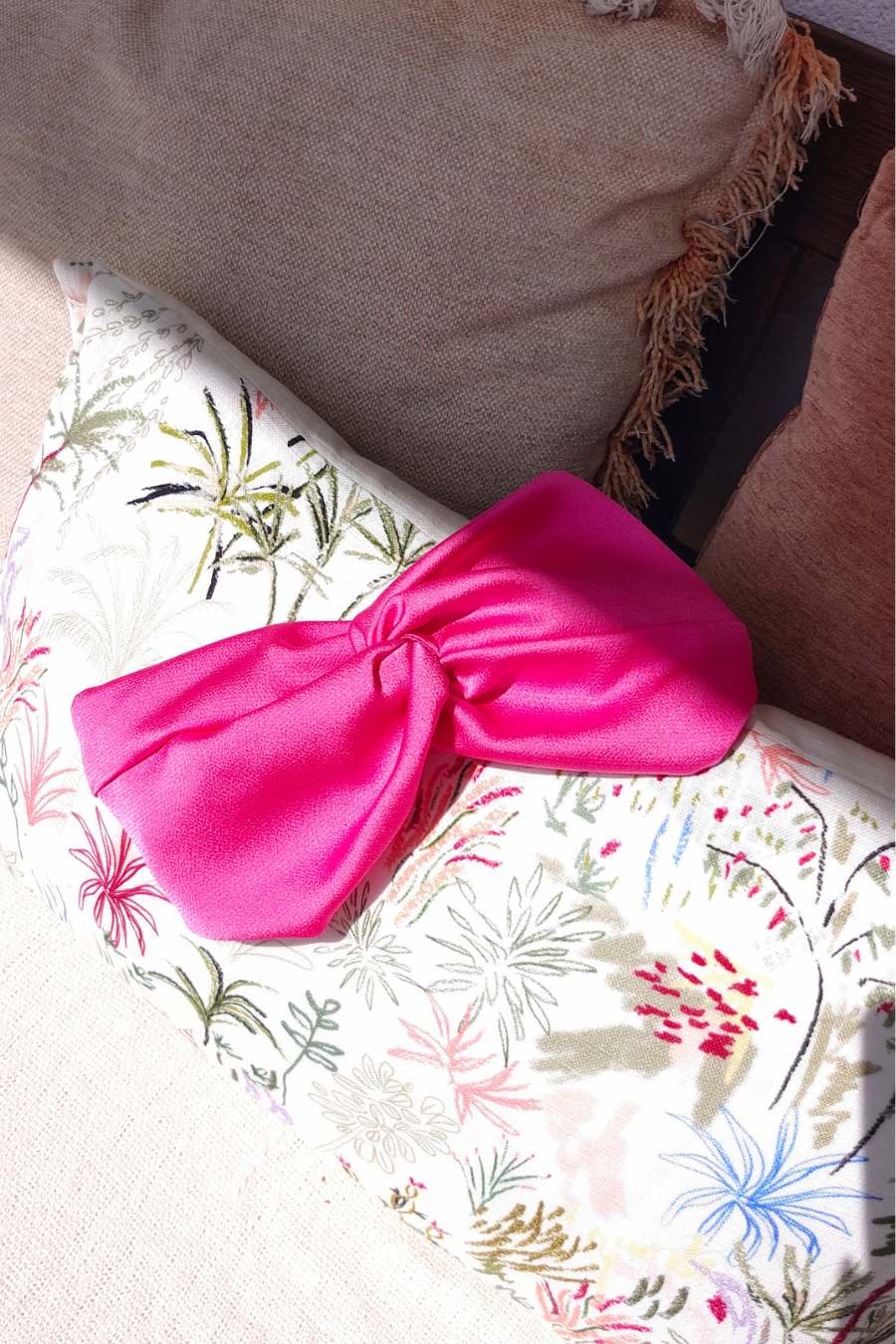 Headband uni rose Hibiscus