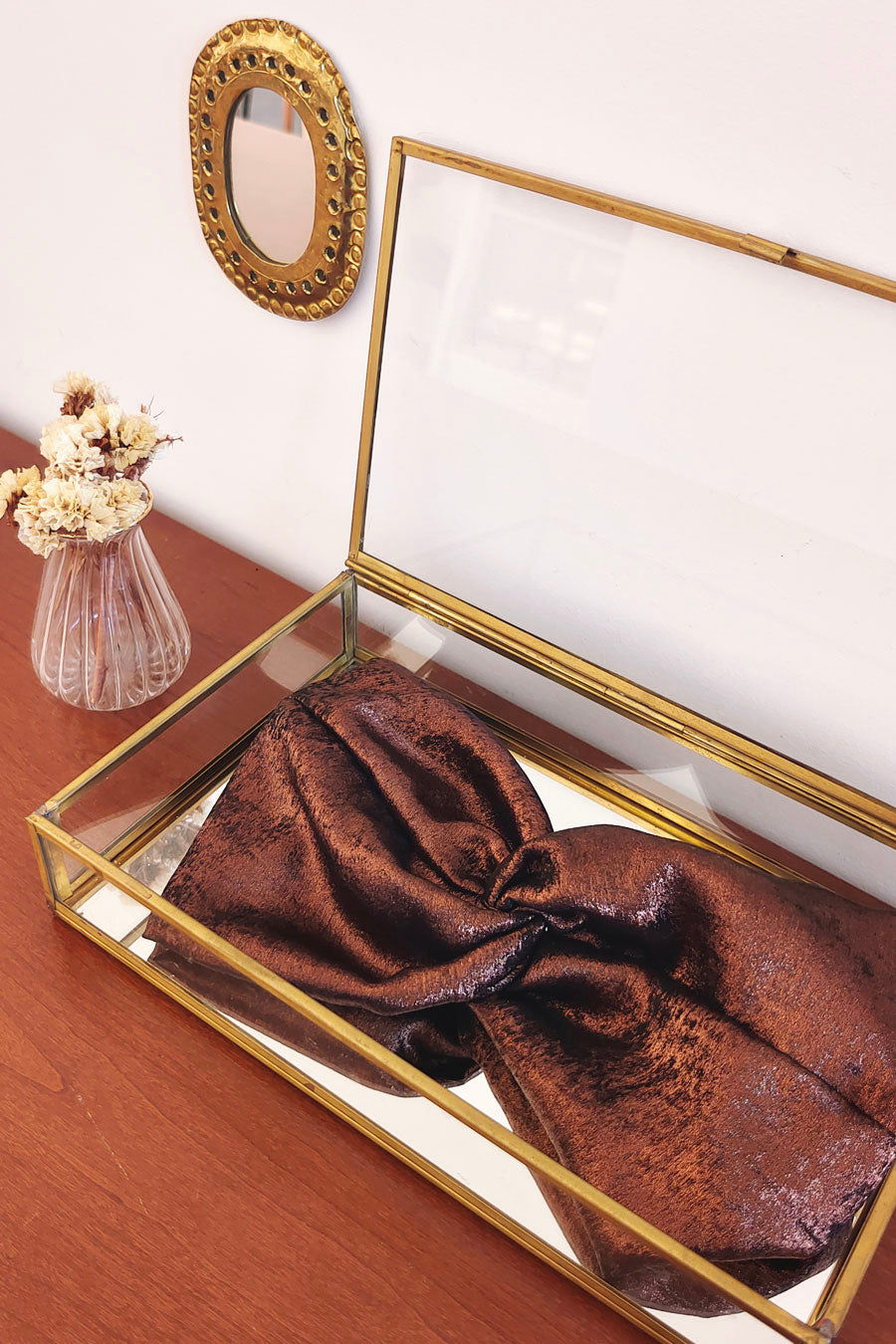 Headband Irisé Chocolat