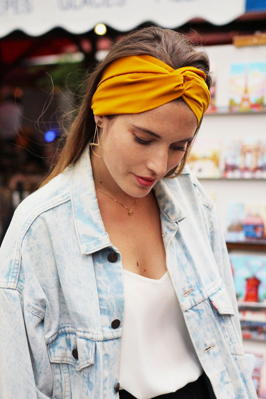 Headband uni fabriqué à Paris – accessoire cheveux chic et responsable