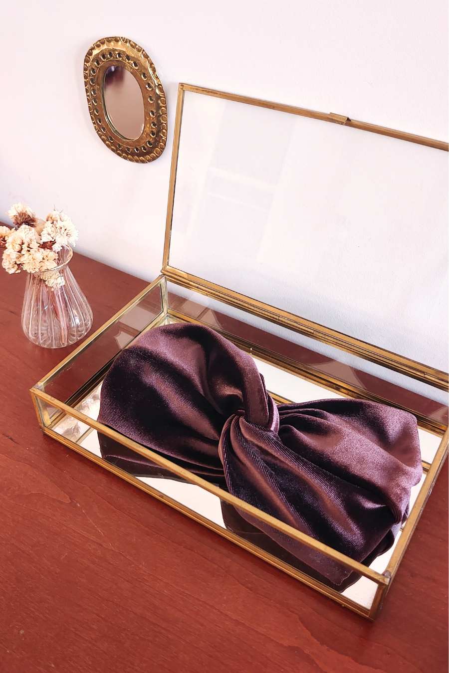 Headband velours Enstatite