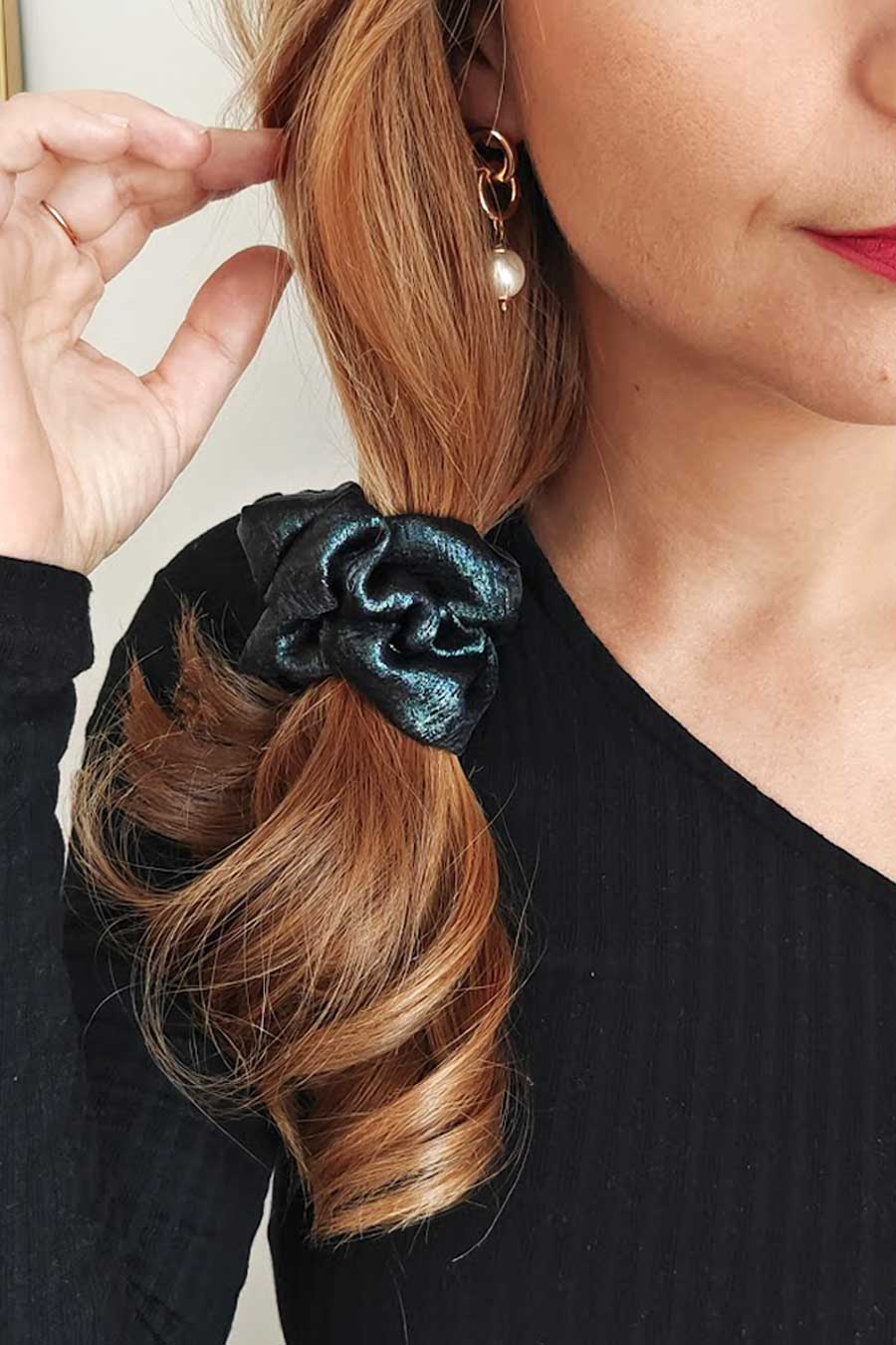 Chouchou Irisé Vert