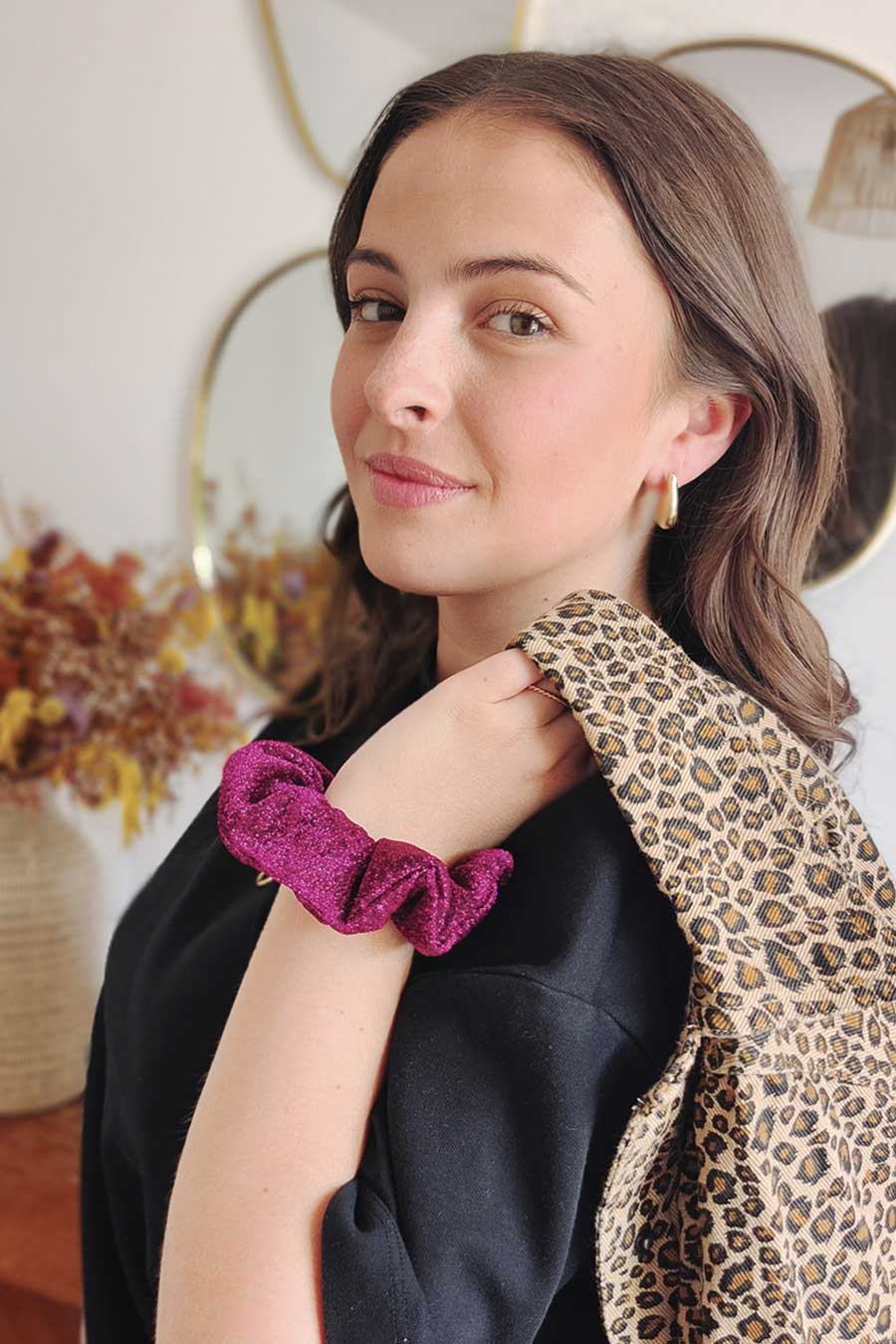 Chouchou Pailleté Framboise