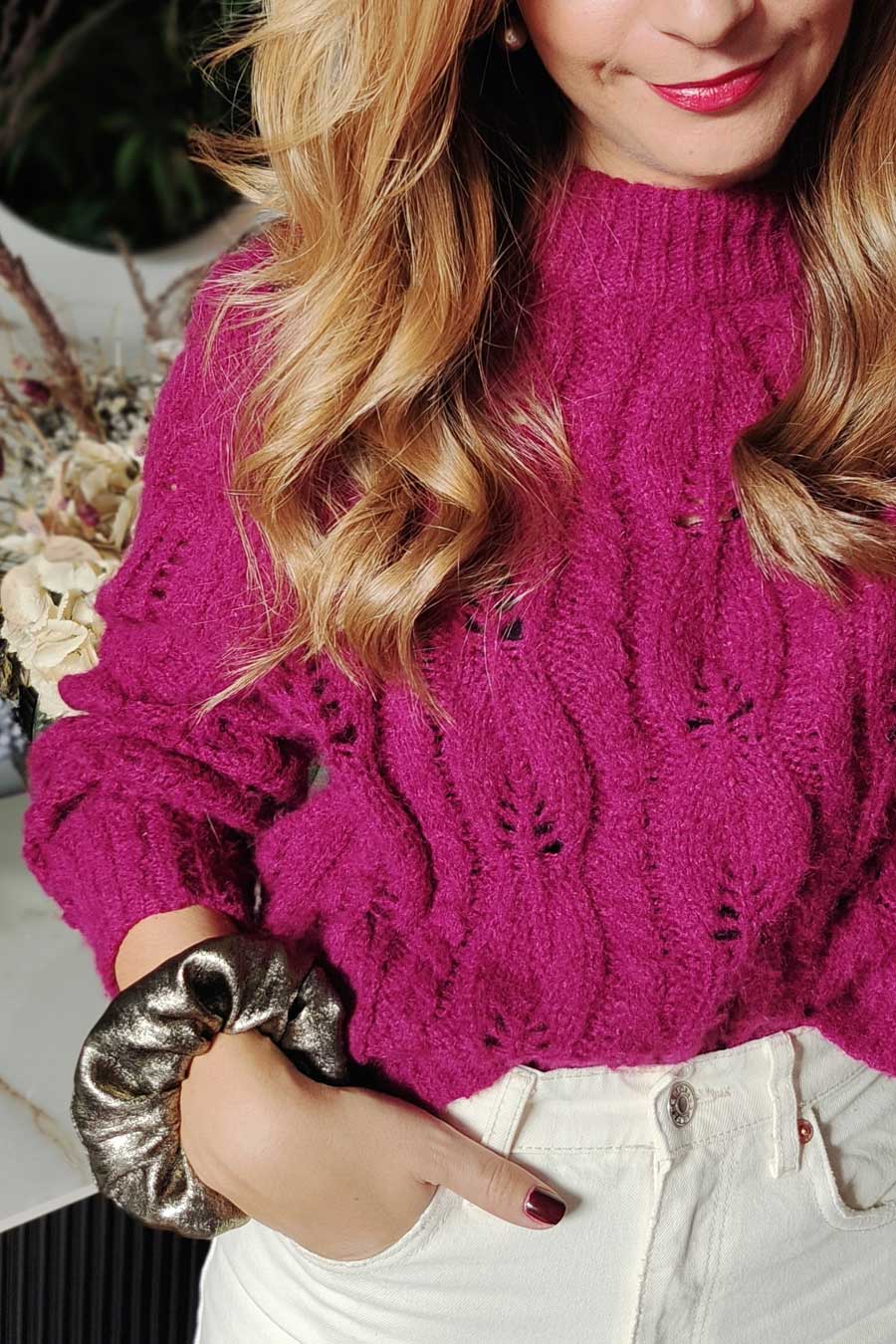 Chouchou Irisé Argent