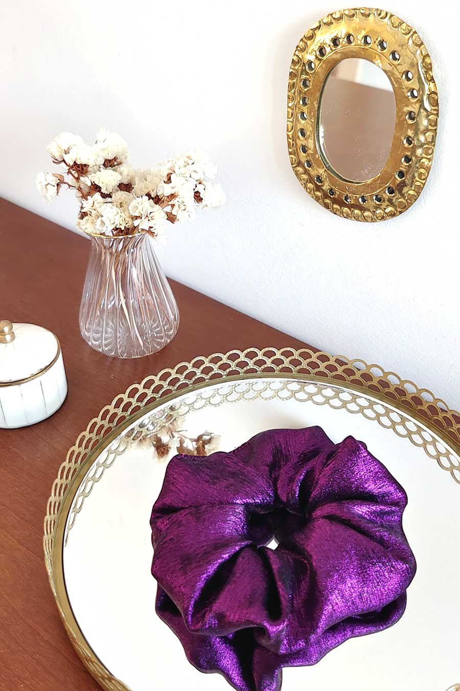 Chouchou Irisé Violet