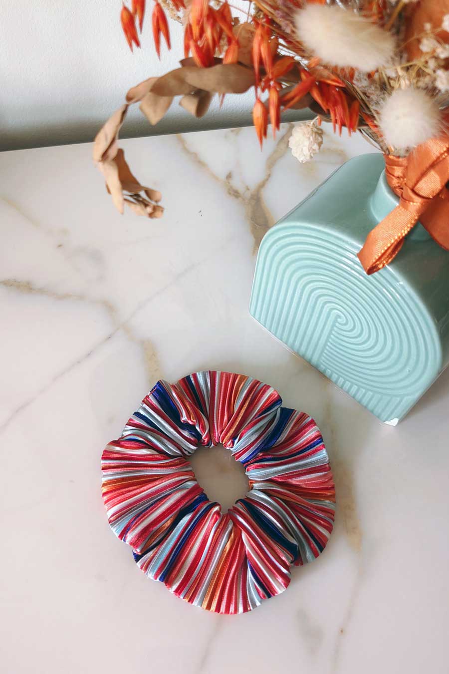 Chouchou Plissé Multicolore