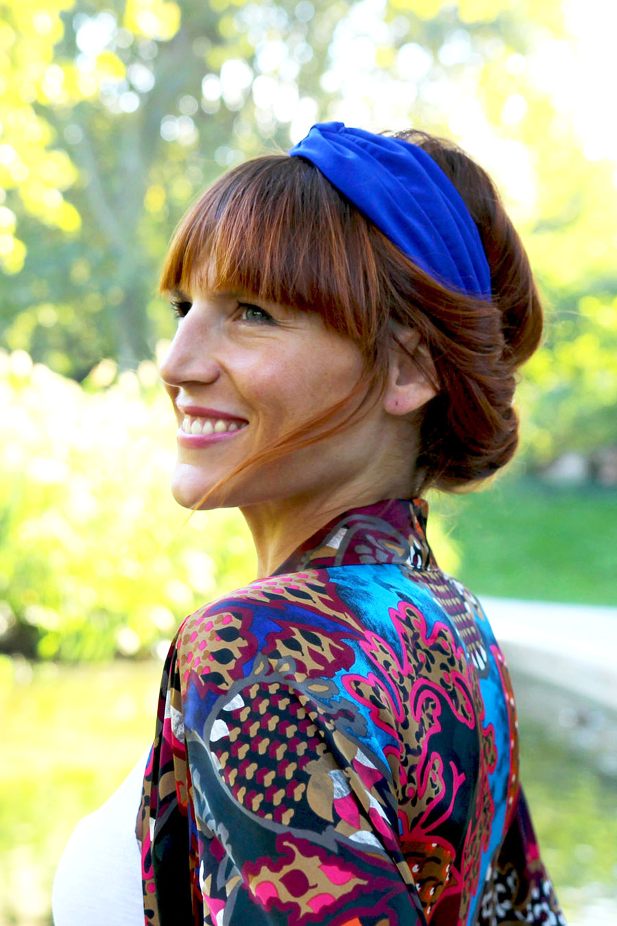 Headband Bleu Electrique