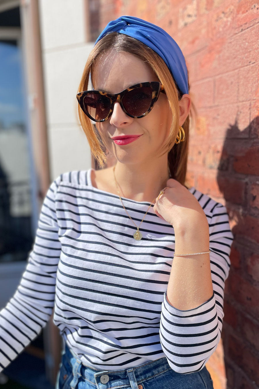 Headband Bleu Lavande