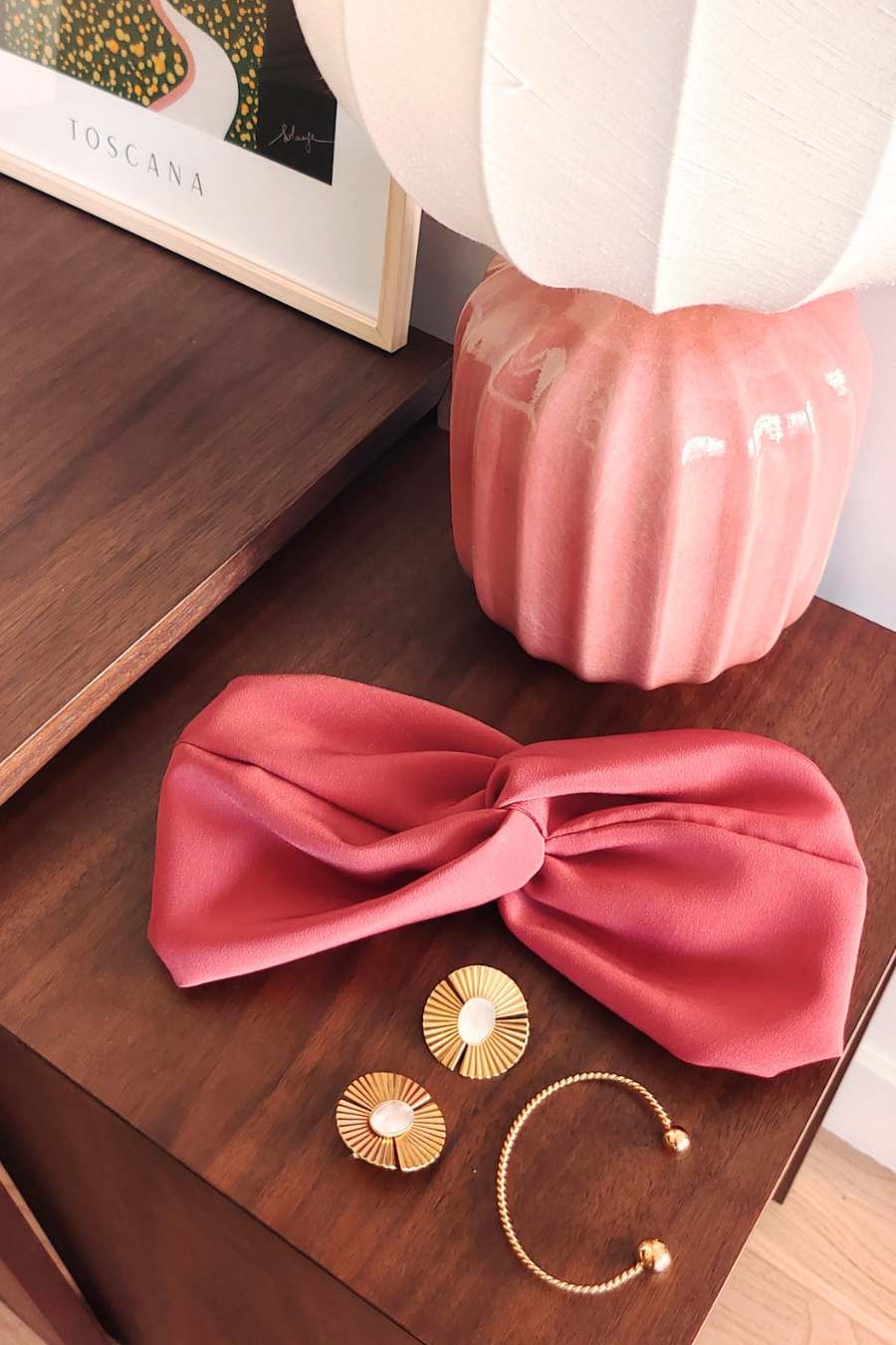 Headband uni Bois de Rose