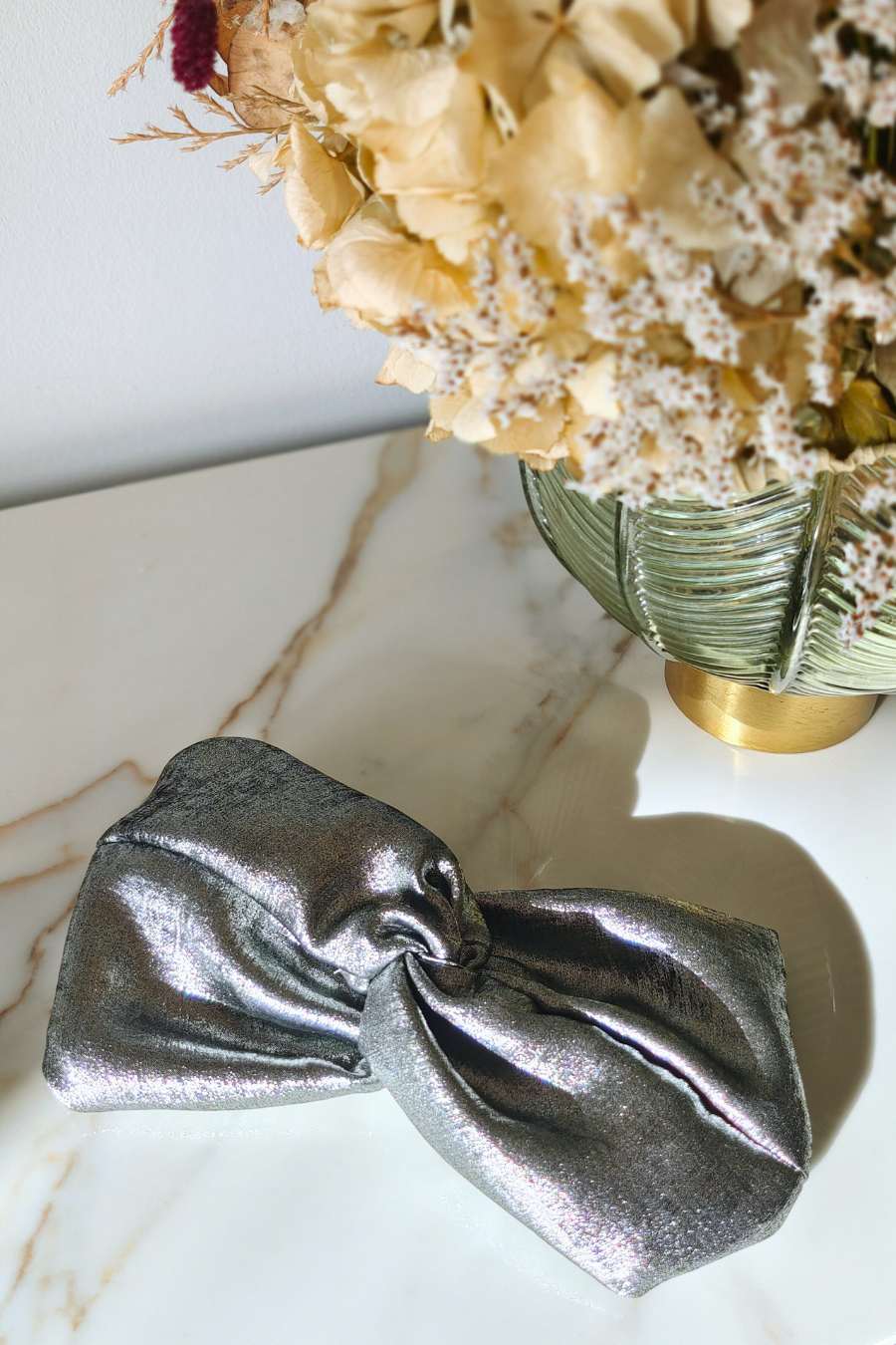 Headband Irisé Argent