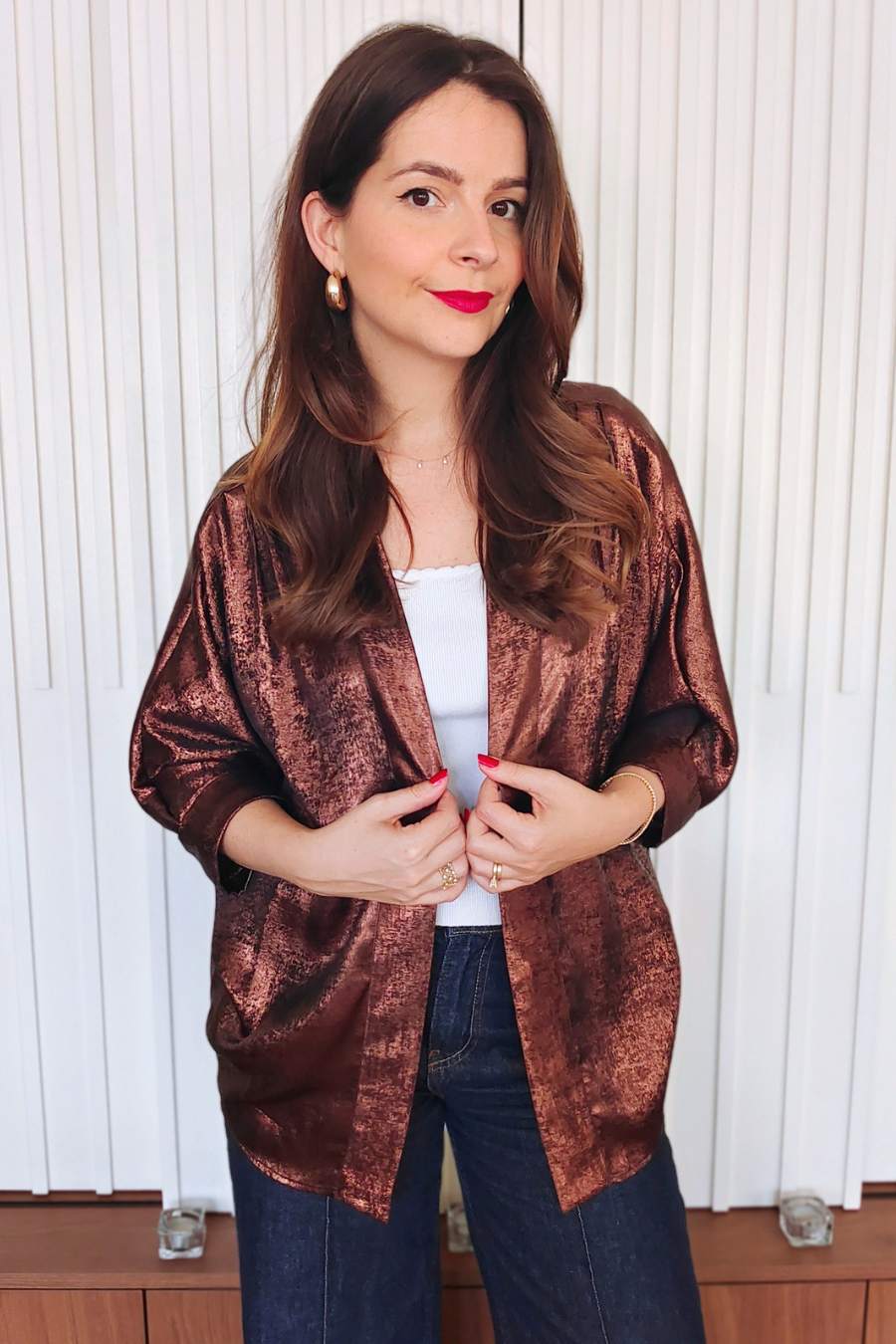 Kimono Irisé Chocolat