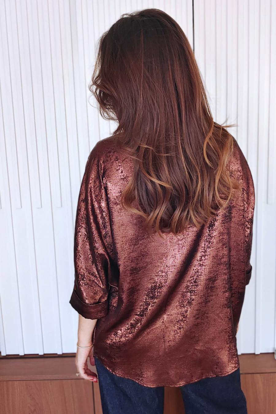 Kimono Irisé Chocolat